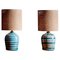 Lampes de Bureau attribuées à Robert Picault, France, 1950s, Set de 2 1
