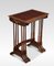 Walnut Parquetry Nesting Tables, 1890s, Set of 3 3