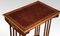 Walnut Parquetry Nesting Tables, 1890s, Set of 3 4