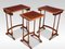 Walnut Parquetry Nesting Tables, 1890s, Set of 3, Image 6