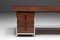 Executive Desk attributed to Jules Wabbes for Mobilier Universel, Belgium, 1950s 3