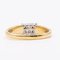 Vintage 18k Yellow Gold Diamond Ring, 1970s, Image 6