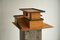 Maqueta arquitectónica modernista de contrachapado teñido, años 50, Imagen 15
