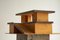 Maqueta arquitectónica modernista de contrachapado teñido, años 50, Imagen 10
