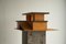 Maqueta arquitectónica modernista de contrachapado teñido, años 50, Imagen 3