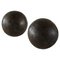 Vintage Wabi Sabi Decorative Balls in Wood, 1950s, Set of 2 1