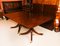 Vintage Mahogany Twin Pillar Dining Table attributed to William Tillman, 1980s, Image 10