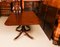 Vintage Mahogany Twin Pillar Dining Table attributed to William Tillman, 1980s, Image 8