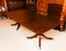 Vintage Mahogany Twin Pillar Dining Table attributed to William Tillman, 1980s 4