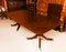 Vintage Mahogany Twin Pillar Dining Table attributed to William Tillman, 1980s, Image 4