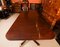 Vintage Mahogany Twin Pillar Dining Table attributed to William Tillman, 1980s 6