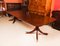 Vintage Mahogany Twin Pillar Dining Table attributed to William Tillman, 1980s 15