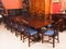 Vintage Mahogany Twin Pillar Dining Table attributed to William Tillman, 1980s 3