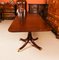 Vintage Mahogany Twin Pillar Dining Table attributed to William Tillman, 1980s 5