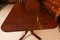 Vintage Mahogany Twin Pillar Dining Table attributed to William Tillman, 1980s 11