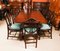 Vintage Dining Table & Wheat Sheaf Chairs attributed to William Tillman, 1980s, Set of 13, Image 2