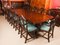 Mesa de comedor vintage y sillas Wheat Sheaf atribuidas a William Tillman, años 80. Juego de 13, Imagen 20