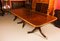 Vintage Three Pillar Mahogany Dining Table and Chairs, 1980s, Set of 15, Image 8