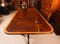 Vintage Three Pillar Mahogany Dining Table and Chairs, 1980s, Set of 15 5