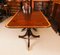 Vintage Three Pillar Mahogany Dining Table and Chairs, 1980s, Set of 15 6