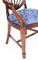 Mesa de comedor y sillas vintage de tres pilares de caoba, años 80. Juego de 15, Imagen 17