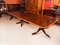Vintage Three Pillar Mahogany Dining Table with Chairs, 1980s, Set of 15 3
