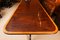 Vintage Three Pillar Mahogany Dining Table with Chairs, 1980s, Set of 15, Image 9