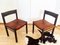 Tiger Oak and Saddle Leather Dining Chairs by Robert and Trix Haussmann for Dietiker, 1960s, Set of 6 6