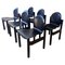 Postmodern Flex 2000 Stacking Chairs attributed to Gerd Lange for Thonet, 1983, Set of 6 1