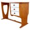 Vintage Pine Writing Desk in the style of Guillerme & Chambron, 1980s 1