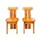 Vintage Pine Chairs in the style of Mario Marenco, 1970s, Set of 2, Image 1