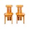 Vintage Stühle aus Kiefernholz im Stil von Mario Marenco, 1970er, 2er Set 1