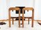 Vintage Brutalist Oak Dining Chairs, 1970s, Set of 4 11