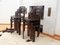 Dunkle Vintage Esszimmerstühle aus Holz von Bruno Rey für Dietiker, 1970er, 6er Set 5