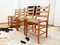 Swedish Pine Ladder Back Chairs with Rope Woven Seats, 1970s 5