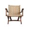 Poltrona pieghevole Mid-Century di Hans J. Wegner, Scandinavia, anni '60, Immagine 1