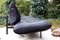 Vintage Convertible Black Leather Sofa from De Sede, 1985, Image 7