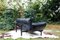 Vintage Convertible Black Leather Sofa from De Sede, 1985, Image 6