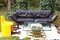 Vintage Convertible Black Leather Sofa from De Sede, 1985 10