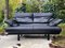 Vintage Black Leather Convertible Sofa Paolo Piva for B&B Italia, 1980s 5