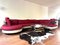 Vintage Sofa in Maroon and Eggshell by Antonio Citterio for B&B Italia, 1980s 4