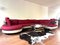 Vintage Sofa in Maroon and Eggshell by Antonio Citterio for B&B Italia, 1980s, Image 4