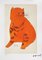 Andy Warhol, Red Cat, Litografía en offset, años 60, Imagen 1