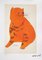Andy Warhol, Red Cat, Litografía en offset, años 60, Imagen 2