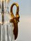Lámpara neoclásica de cristal Baccarat y bronce, años 70, Imagen 8
