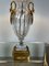 Neoklassische Lampe aus Baccarat Kristallglas & Bronze, 1970er 2