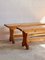 Vintage Wooden Benches, 1970s, Set of 2, Image 5