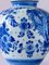Royal Delft Blue Table Lamp, New White Lampshade with Blue Trim 7