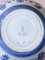 Royal Delft Blue Table Lamp, New White Lampshade with Blue Trim 8