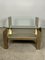 Coffee Table in 23 Carat Gold Plating from Belgo Chrom / Dewulf Selection, 1970s 1